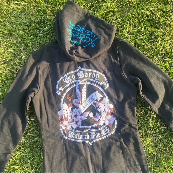 Ed hardy zip up hoodie - Picture 3 of 3